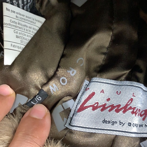 NWOT CrownCap Rabbit Trim Aviator Hat - Picture 10 of 11